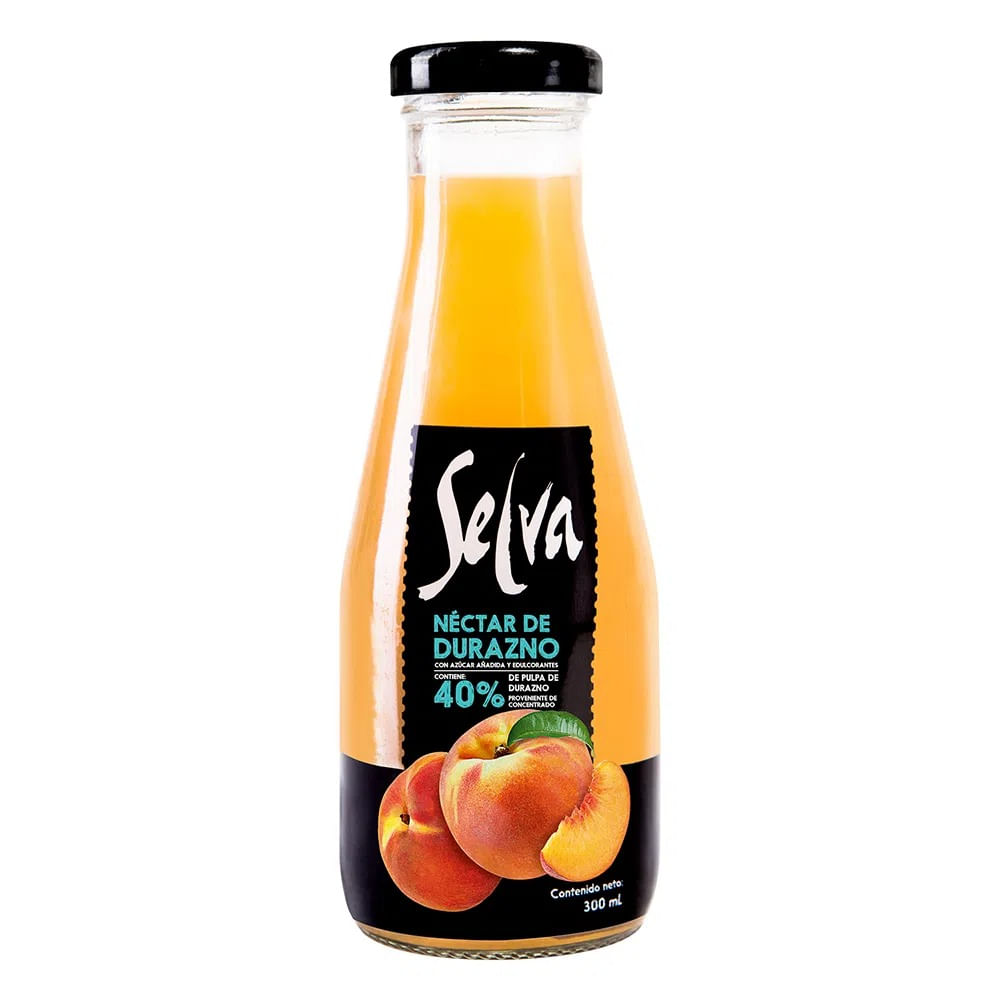 Néctar de Durazno Selva Botella 300 ml