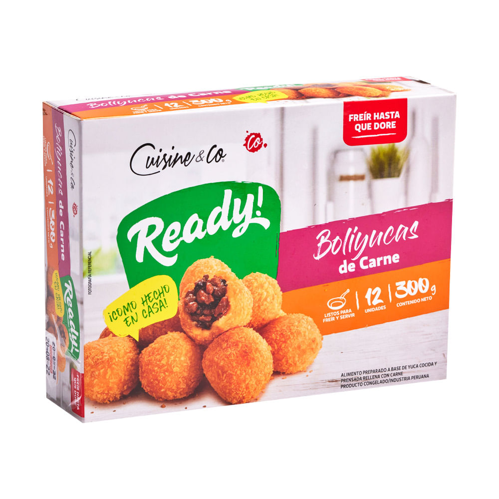 Boliyucas de Carne Cuisine & Co Ready! 12un