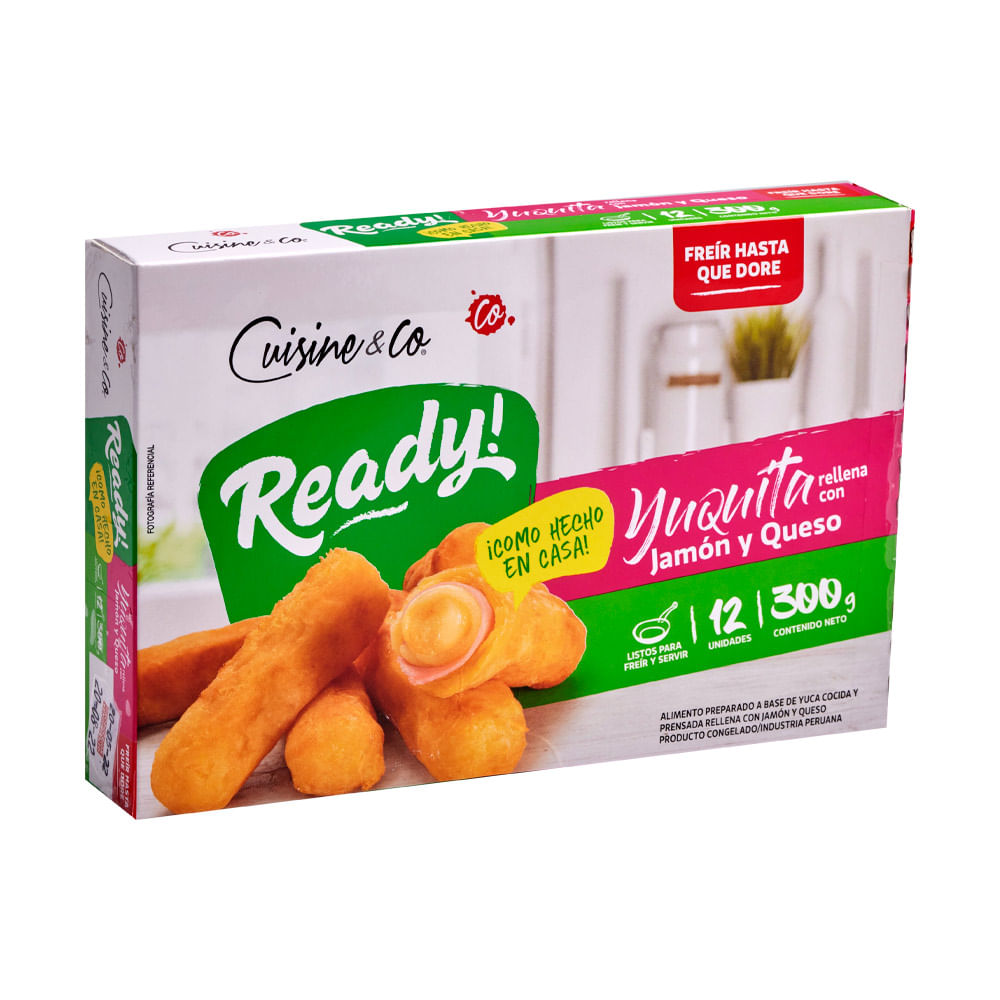 Yuquitas Rellenas con Jamón y Queso Cuisine & Co Ready! 12un