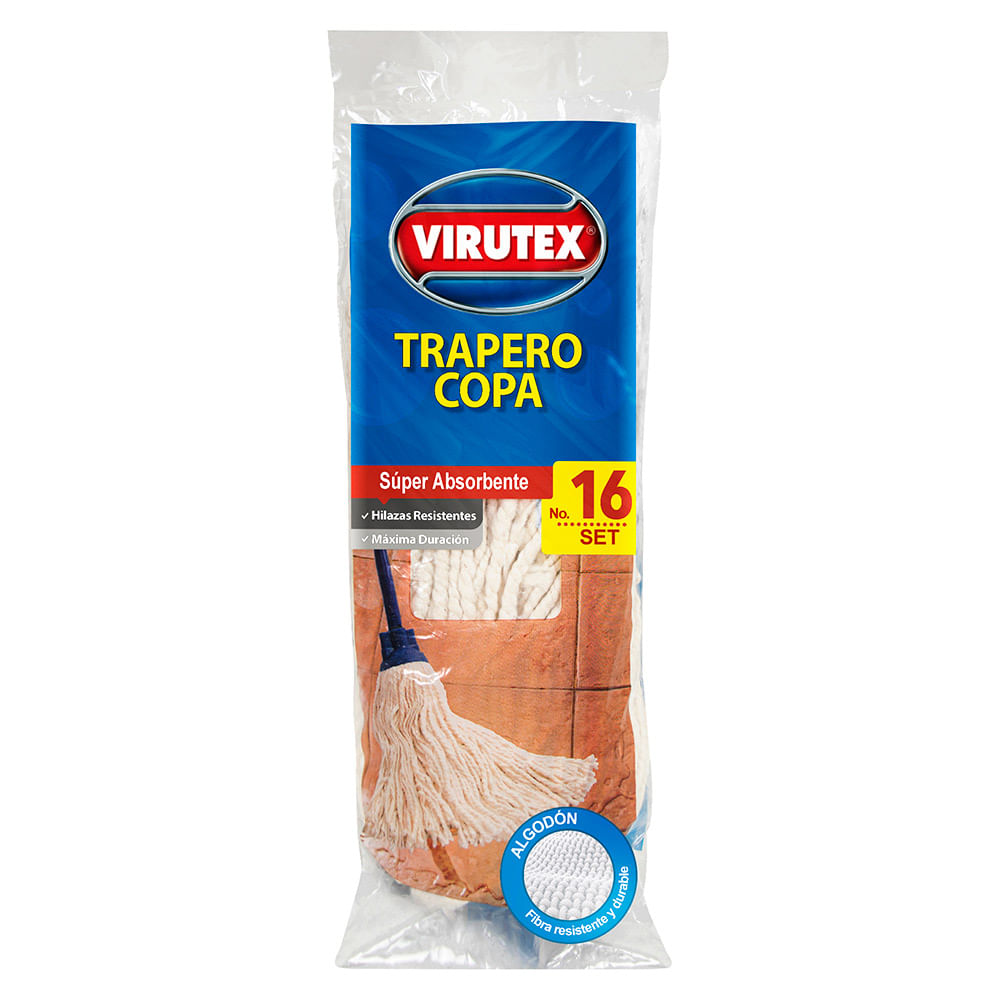 Trapero con Palo Virutex Copa Nro 16