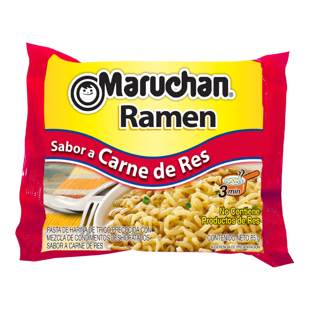 Sopa Ramen Maruchan Sabor Carne 85g