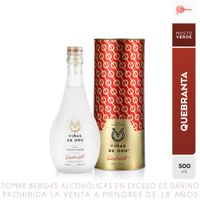 Pisco Mosto Verde Quebranta Viñas de Oro Colección Premium Botella 500ml