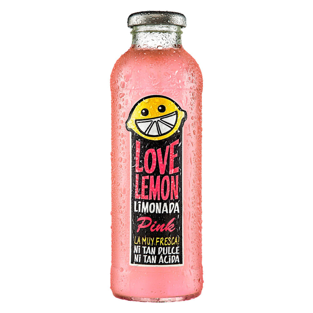 Limonada Love Lemon Pink Botella 1L