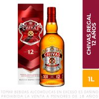 Whisky Chivas Regal 12 Años Botella 1L