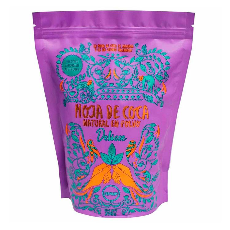 Hoja de Coca Natural Polvo Delisse 250g Wong