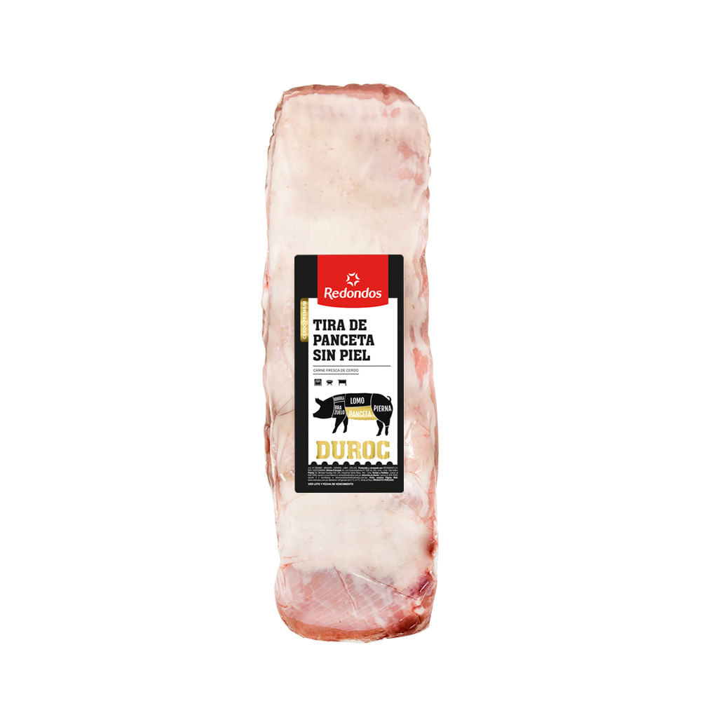 Tira de Panceta Sin Piel de Cerdo Duroc Redondos x kg