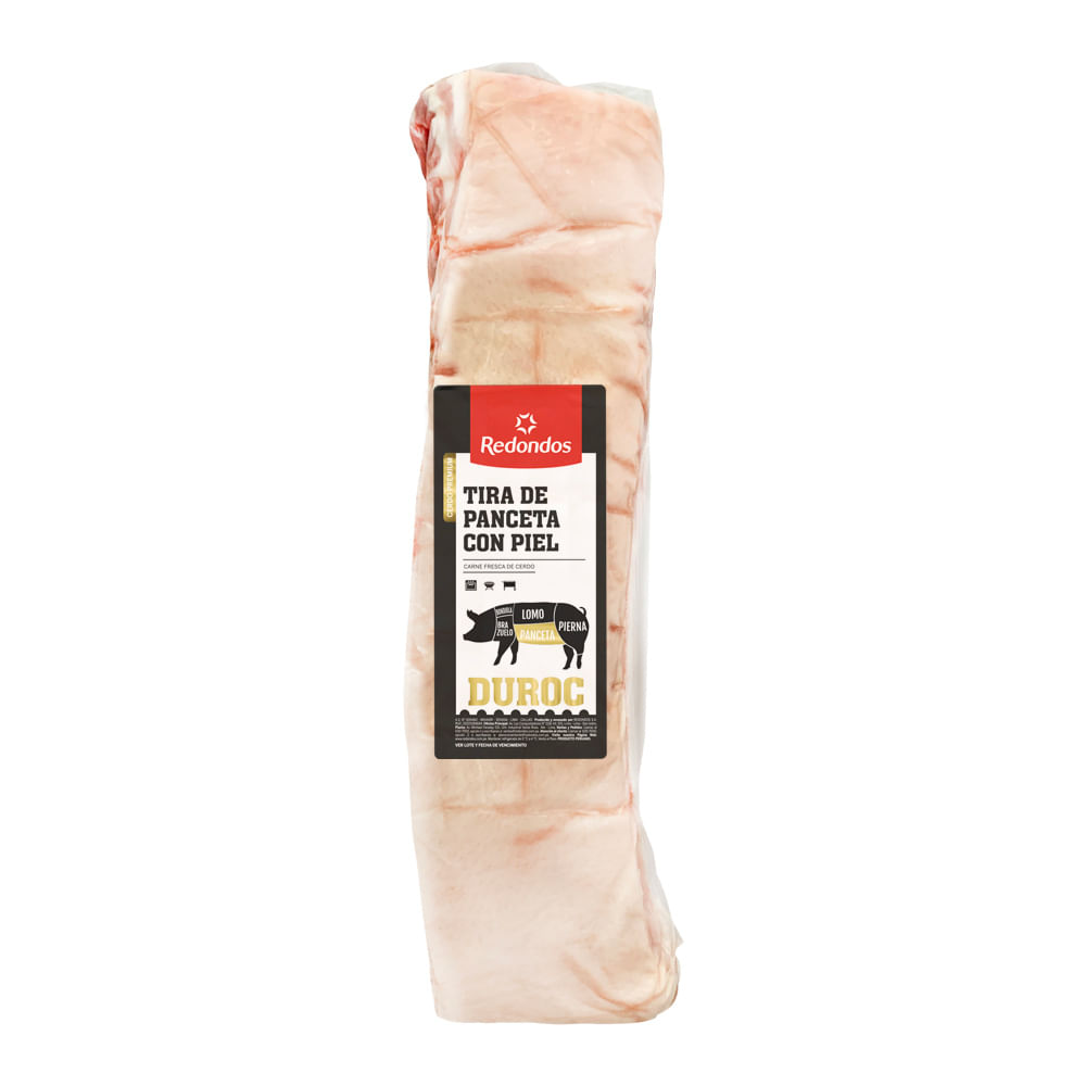 Tira de Panceta Con Piel de Cerdo Duroc Redondos x kg