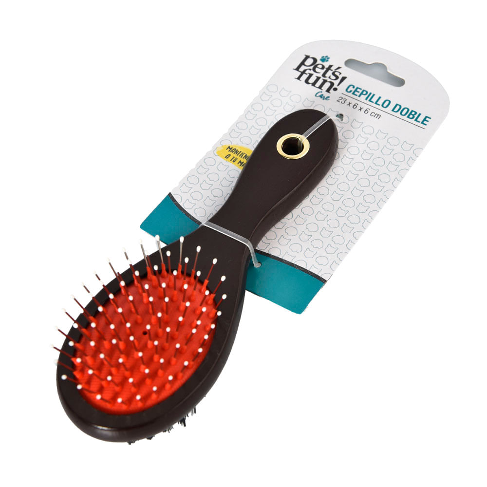 Cepillo Pet's Fun Doble Madera