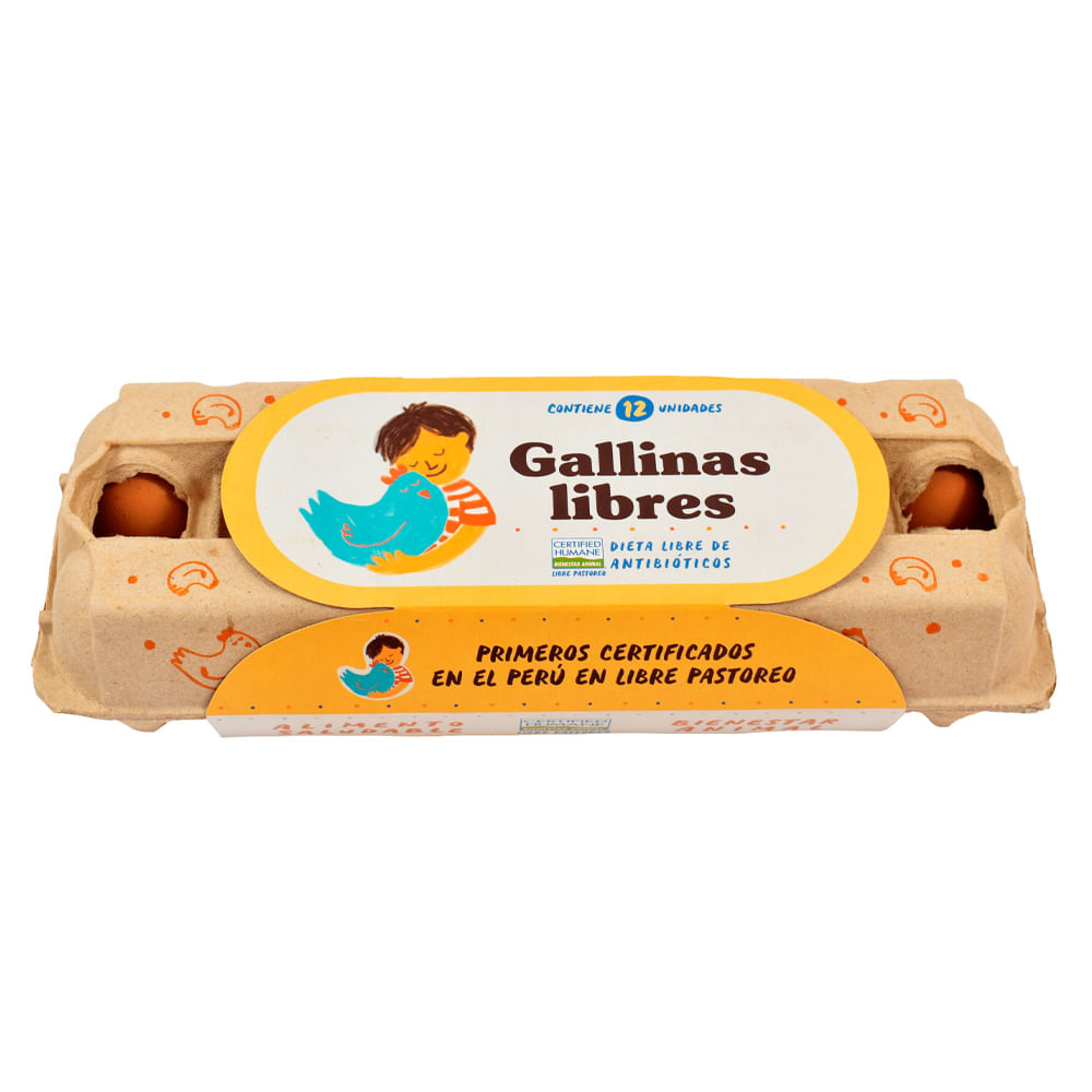 Huevos Gallinas Libres 12un