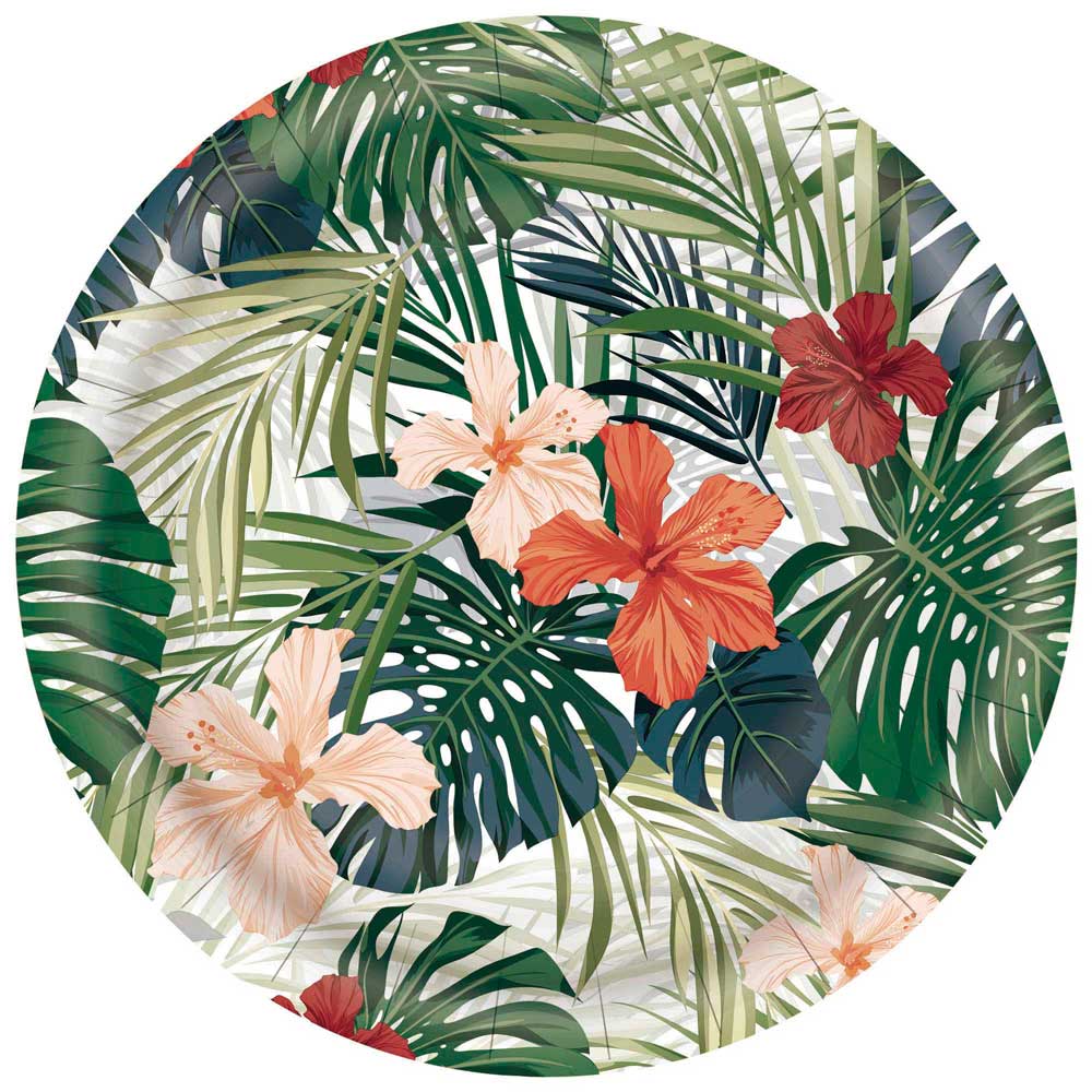 Platos Descartables DG Regalos Palms 8un