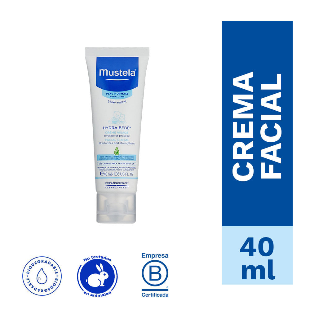 Crema Facial Mustela Hydra Bebé 40ml