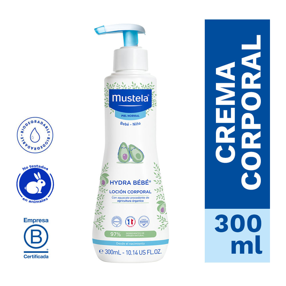 Loción Corporal Mustela Hydra Bebé 300ml