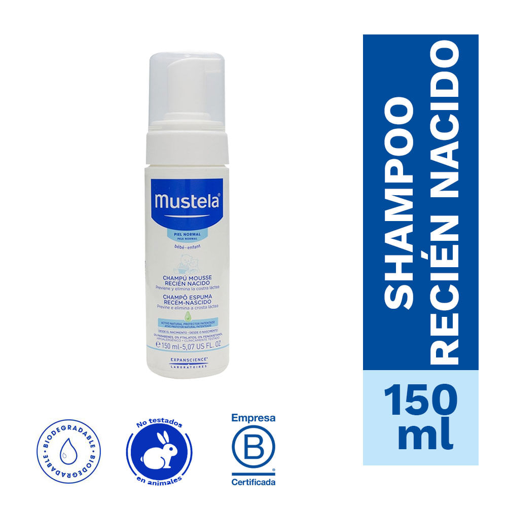 Shampoo para Recién Nacidos Mustela 150ml
