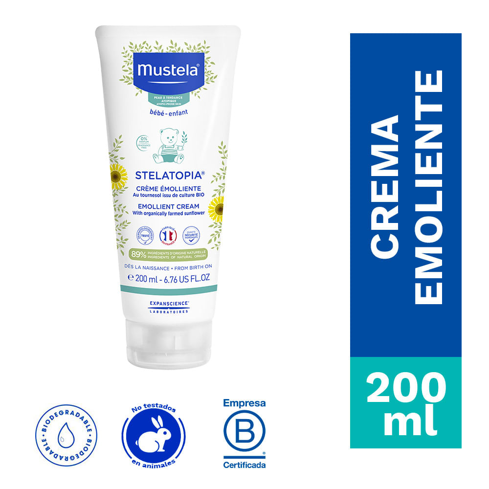 Crema Emoliente Mustela Stelatopia 200ml