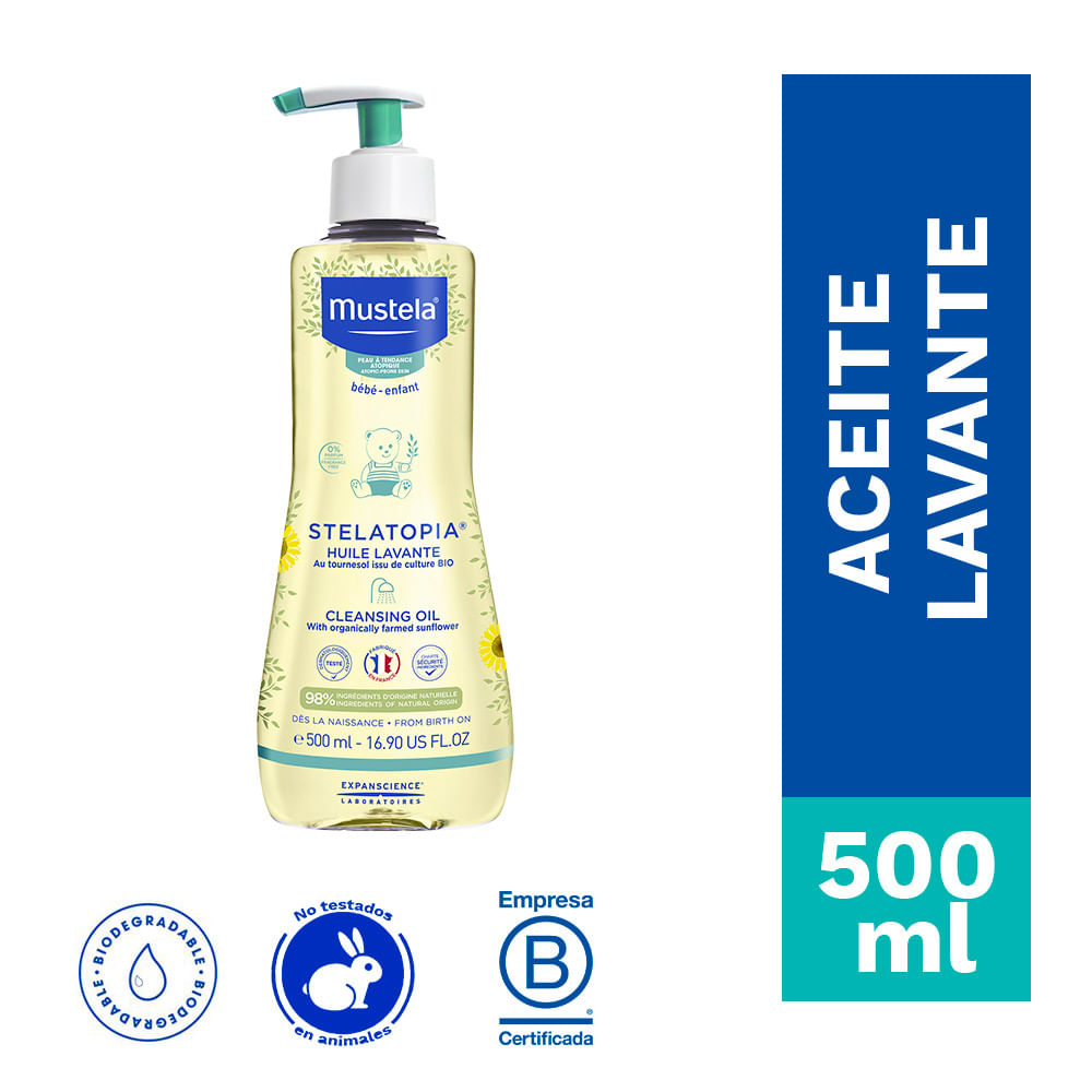 Aceite Lavante Mustela Stelatopia 500ml