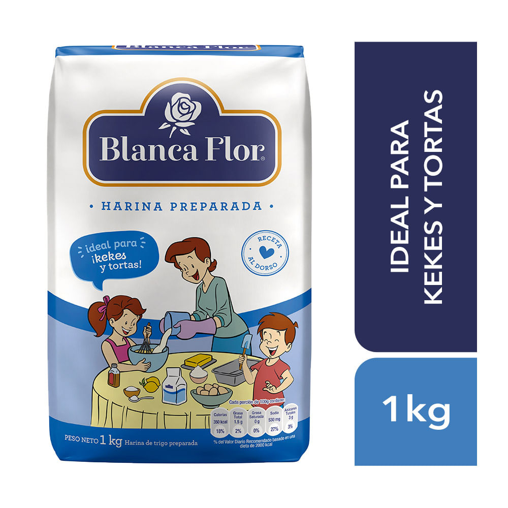 Harina Preparada Blanca Flor 1kg