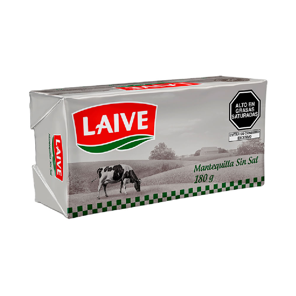 Mantequilla Sin Sal Laive 180g