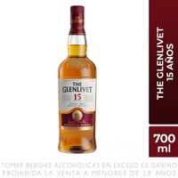 Whisky The Glenlivet 15 años Botella 700ml