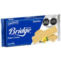 Wafer Bridge Doble Crema Vainilla y Leche 68g