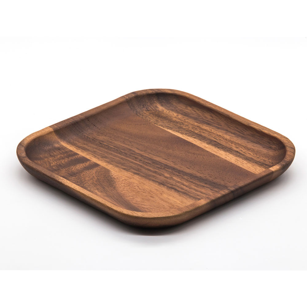 Plato Krea Cuadrado Acacia