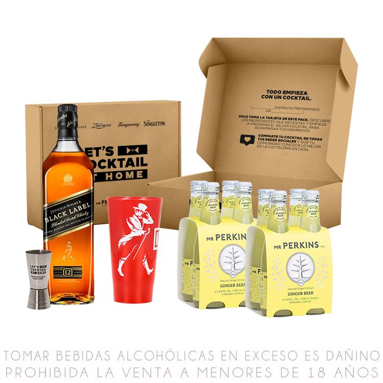 Cocktail Box Whisky Johnnie Walker Black Label Wong