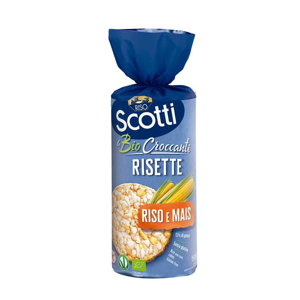 Galletas de Arroz y Maíz Scotti 150g