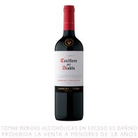 Vino Tinto Cabernet Sauvignon Casillero del Diablo Reserva Botella 750ml