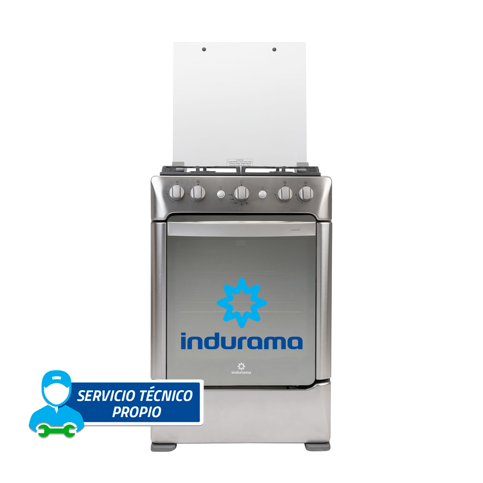 Cocina Indurama Granada Zafiro Tll 4 Quemadores Croma