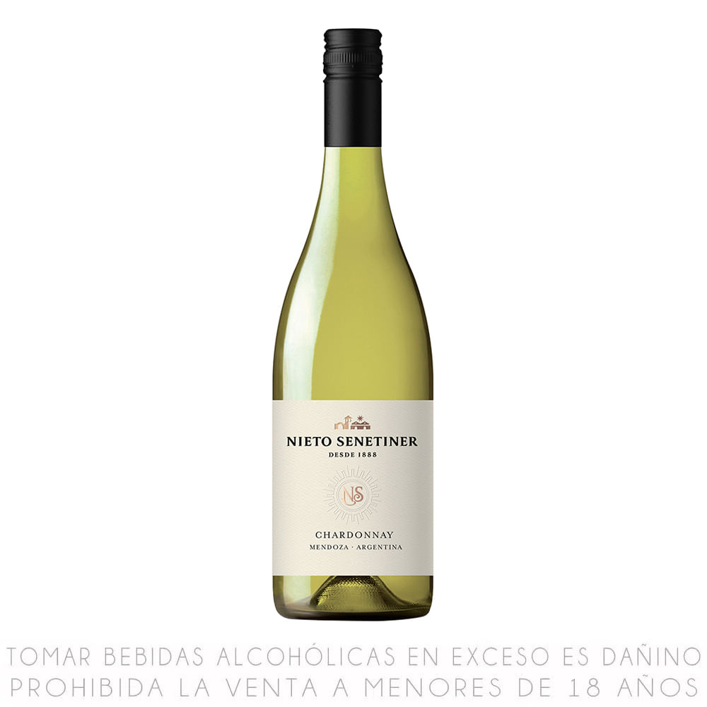 Vino Blanco Chardonnay Nieto Senetiner Botella 750ml
