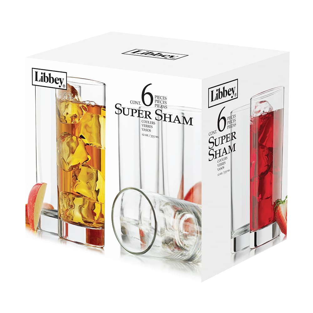 Vasos Libbey Super Sham 6 Piezas 355 ml
