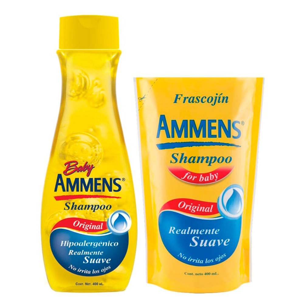 Pack Ammens Original: Shampoo 400ml + Refill 400ml