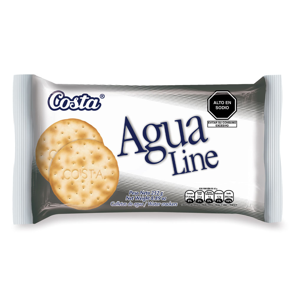 Sixpack Galleta Costa Agua Light 42g