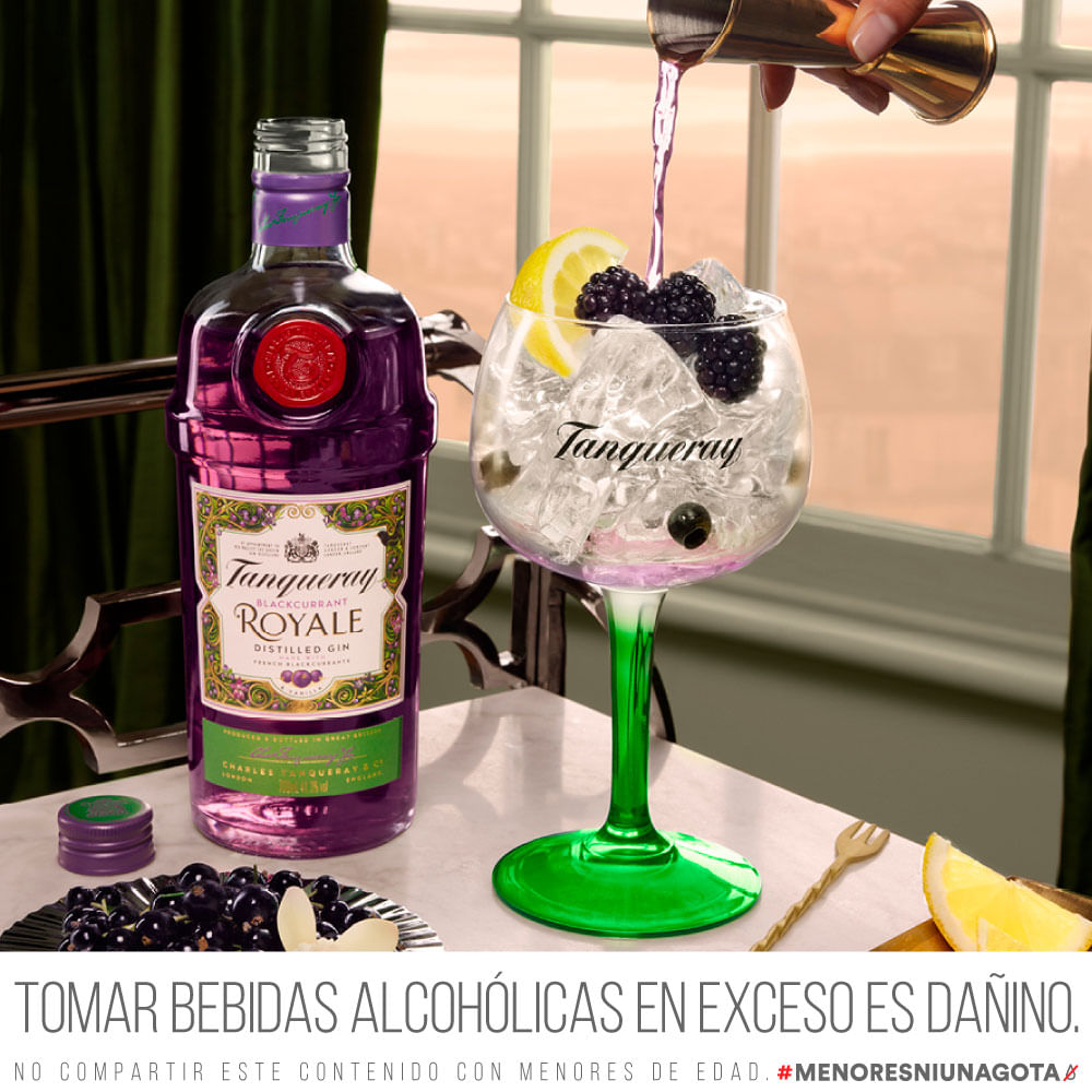 Gin Tanqueray Dark Berry Royale Botella 700ml Wong