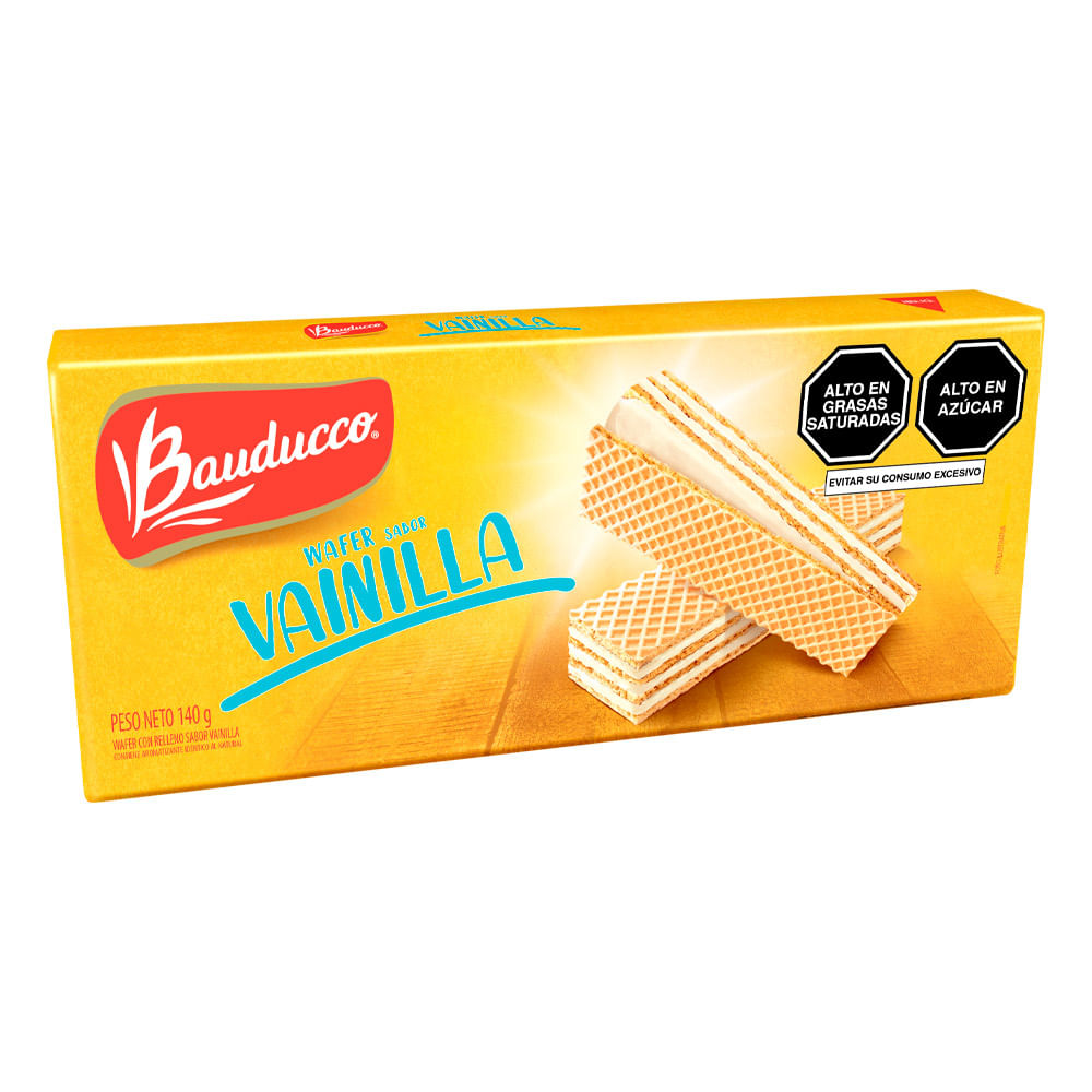 Wafers Bauducco Sabor Vainilla 140g