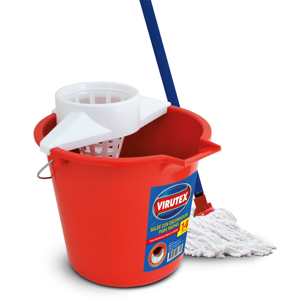 Balde con Mopa Virutex 10L