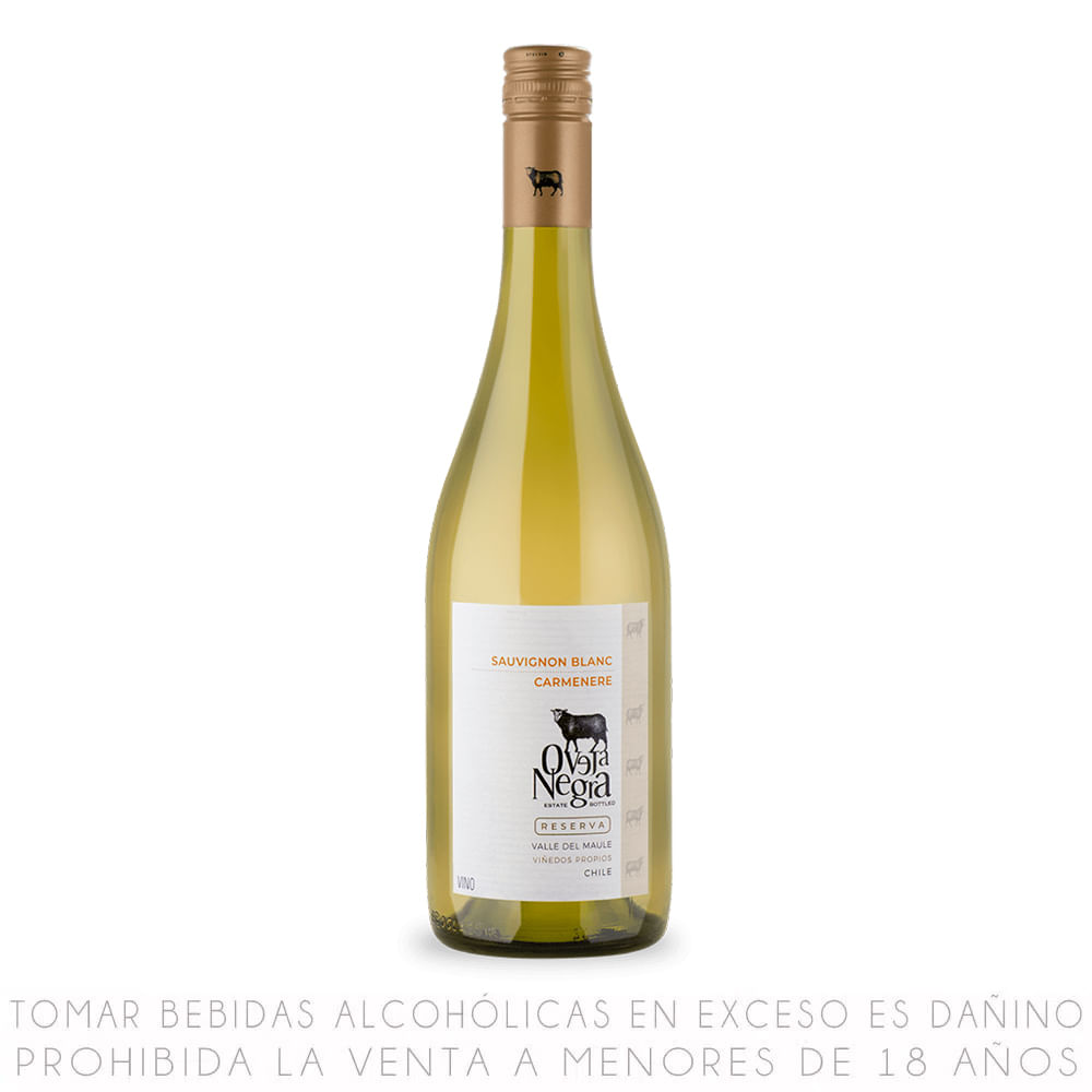 Vino Tinto Blanco Sauvignon Blanc Carménère Reserva Oveja Negra 750ml