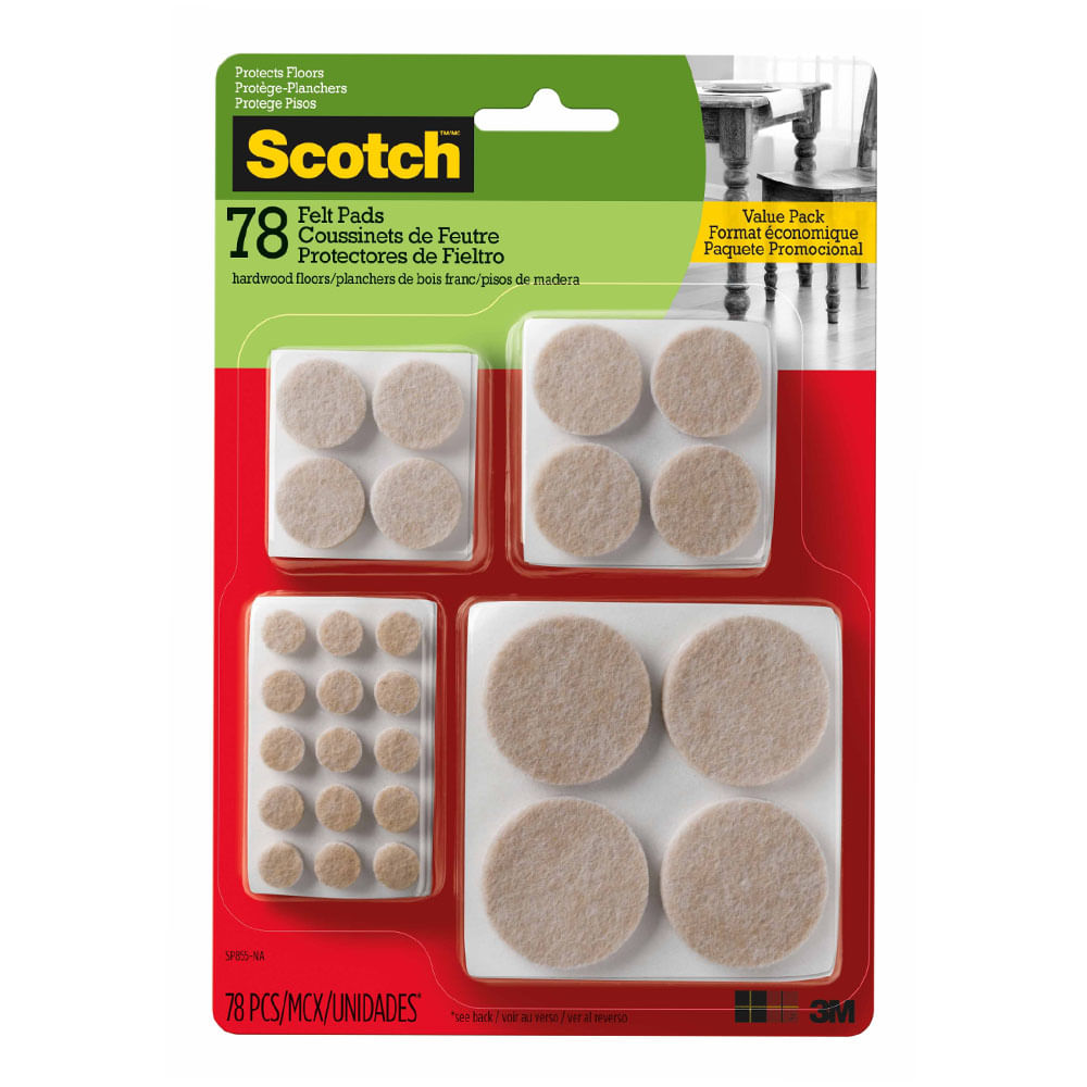 Feltpads 3M Topes de Fieltro Scotch x78