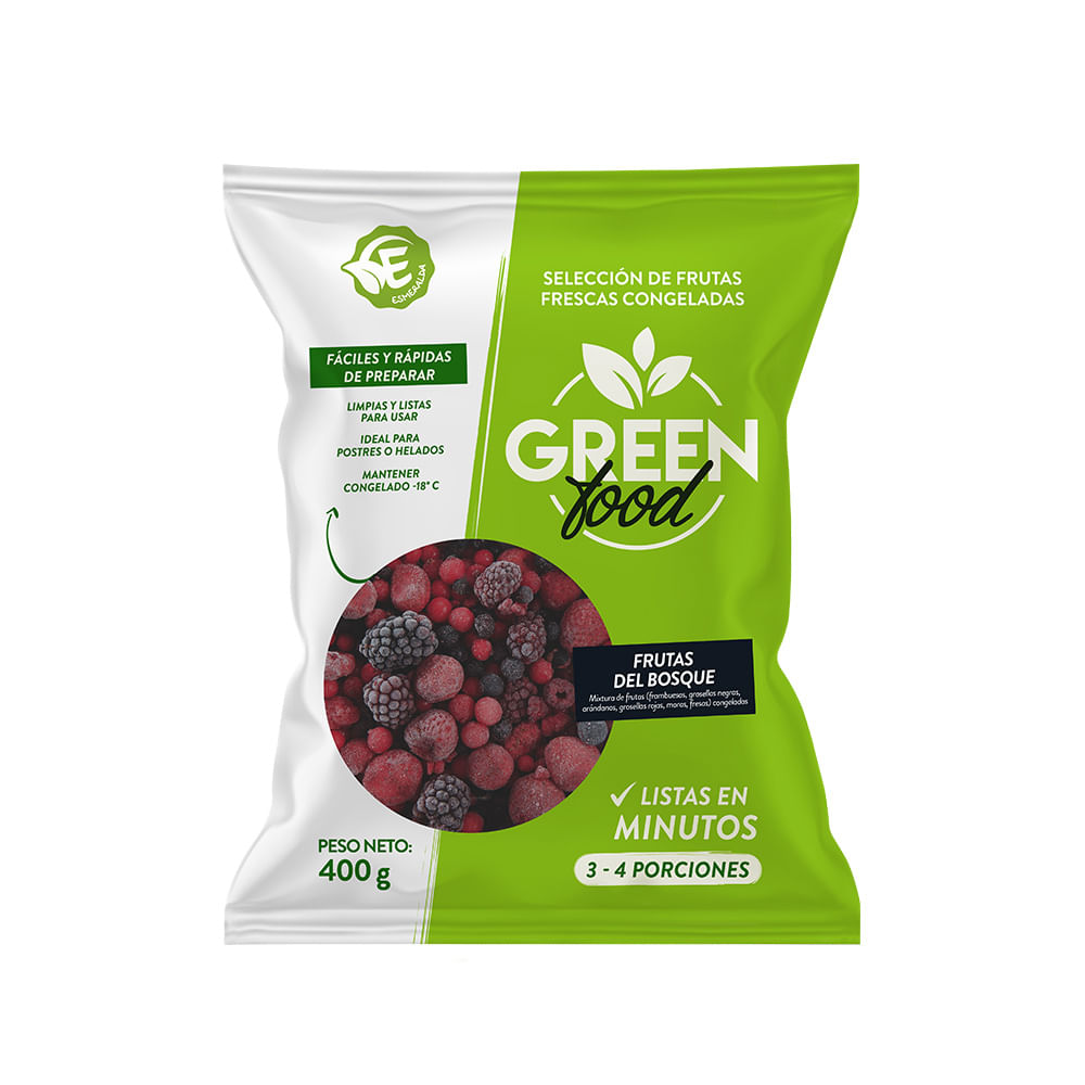Frutas del Bosque Green Food 400g
