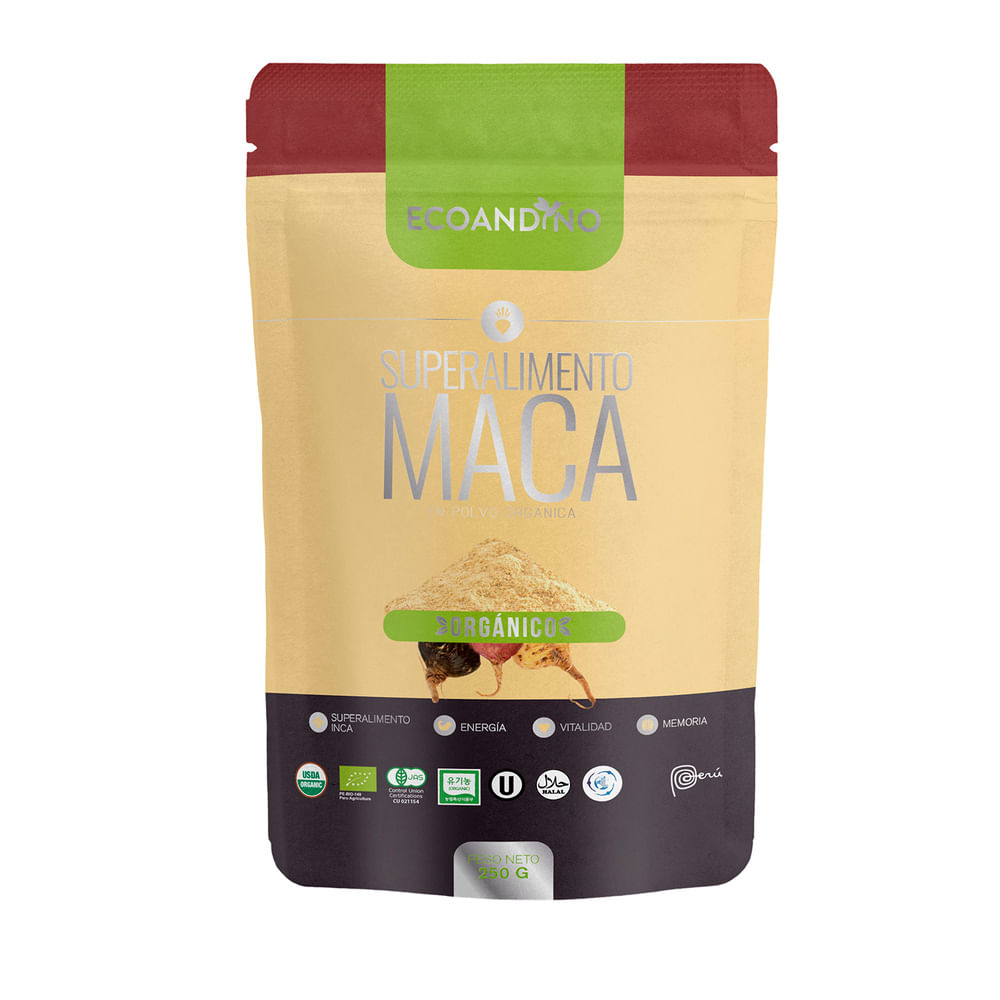 Maca en Polvo Ecoandino Orgánica 250g