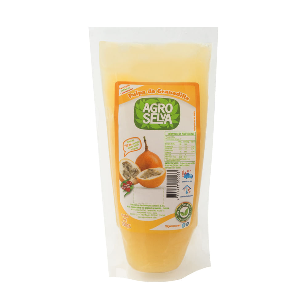 Pulpa de Granadilla Agro Selva 250g