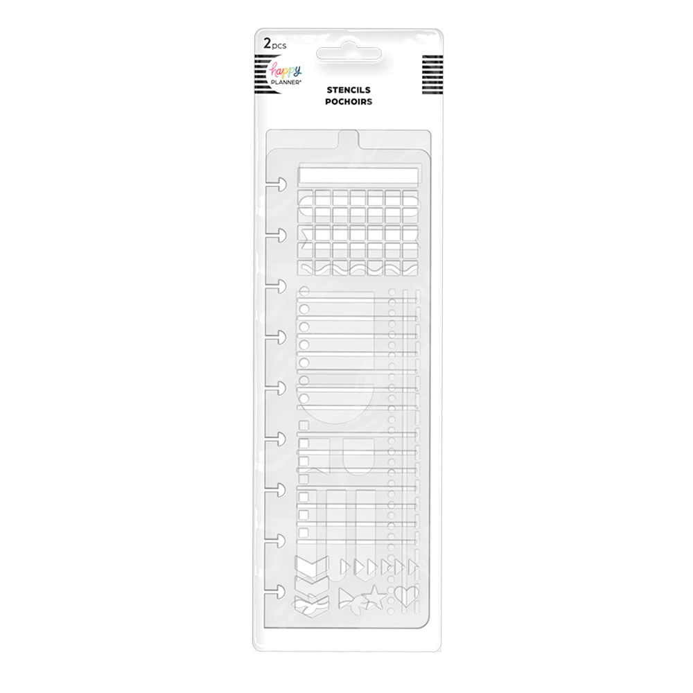 Marcadores Stencil Happy Planner
