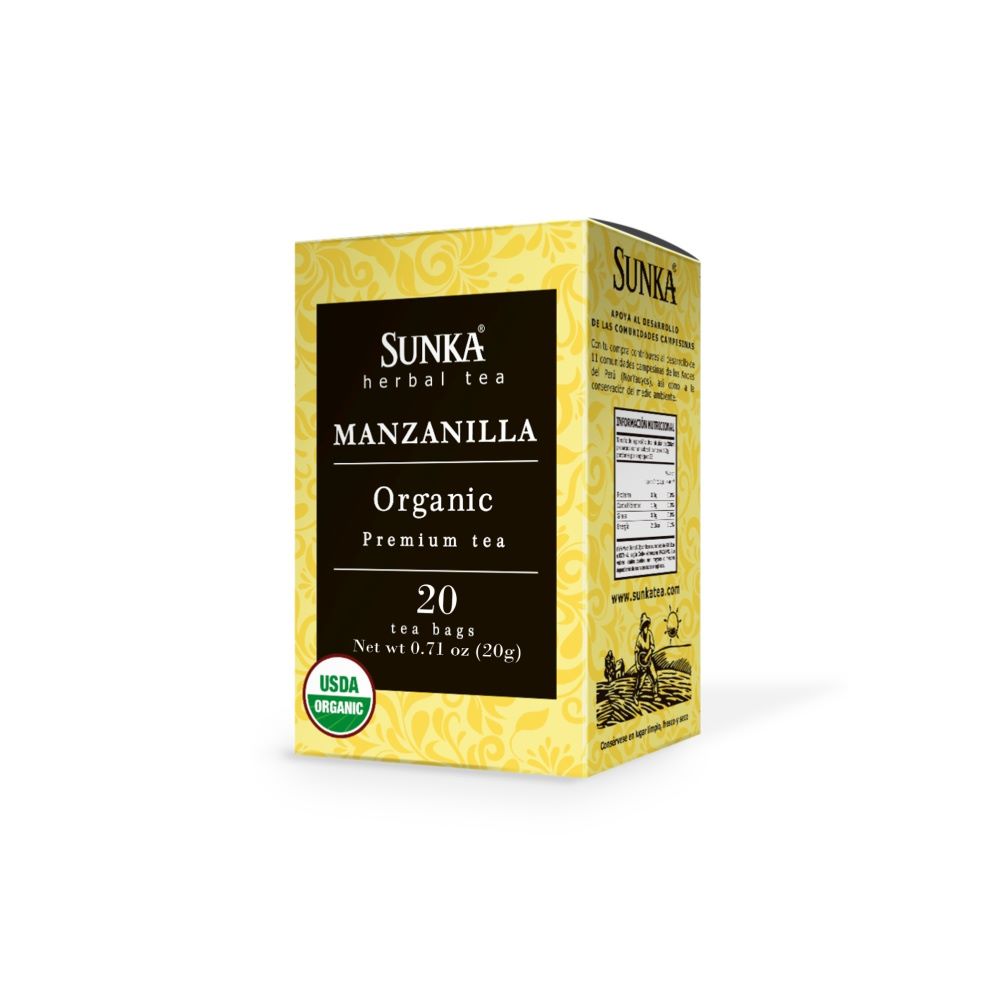 Infusión Orgánica de Manzanilla Sunka 20un