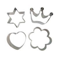 Set 4 Piezas Krea Corta Galletas