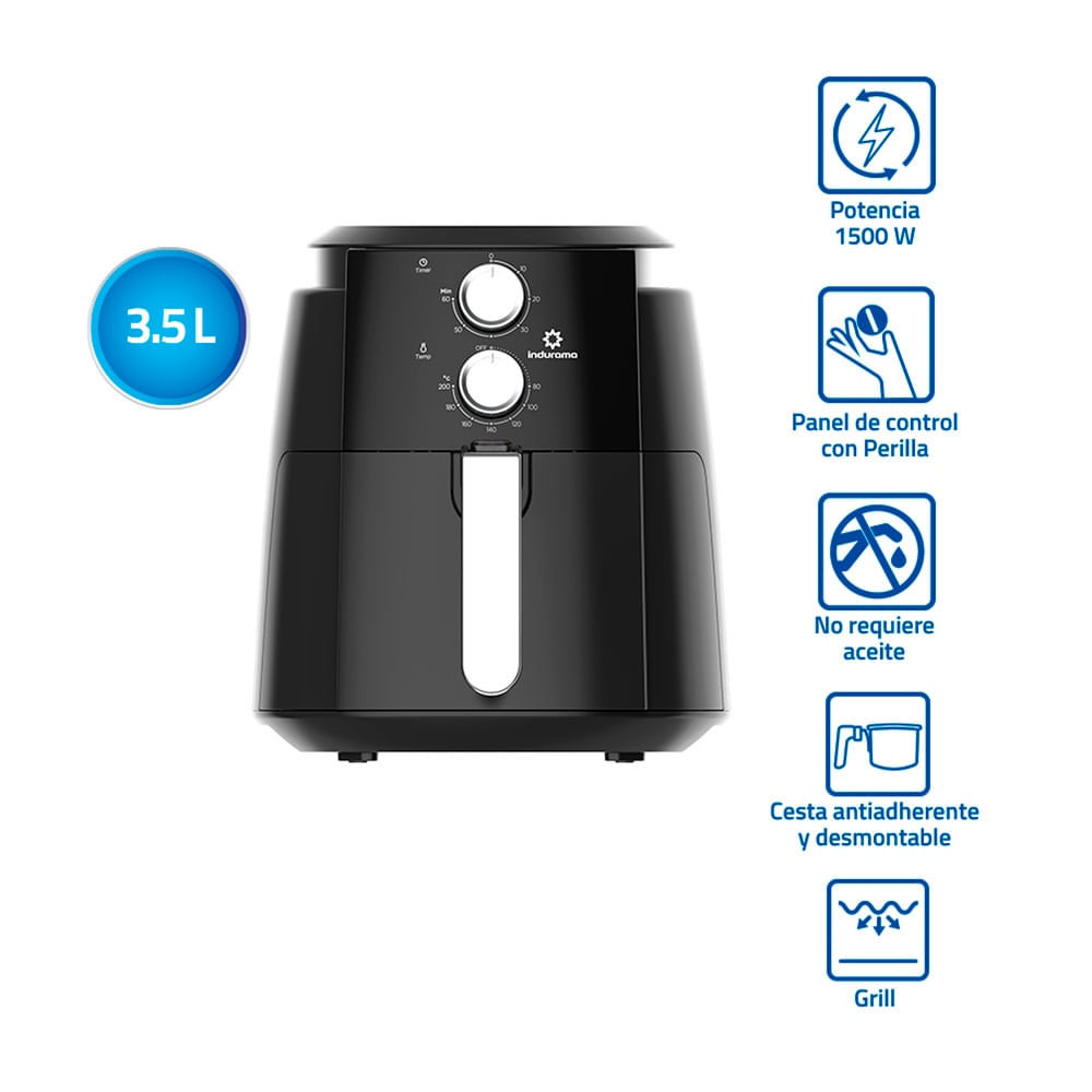 Freidora de Aire Indurama FAI-35MN 3.5L