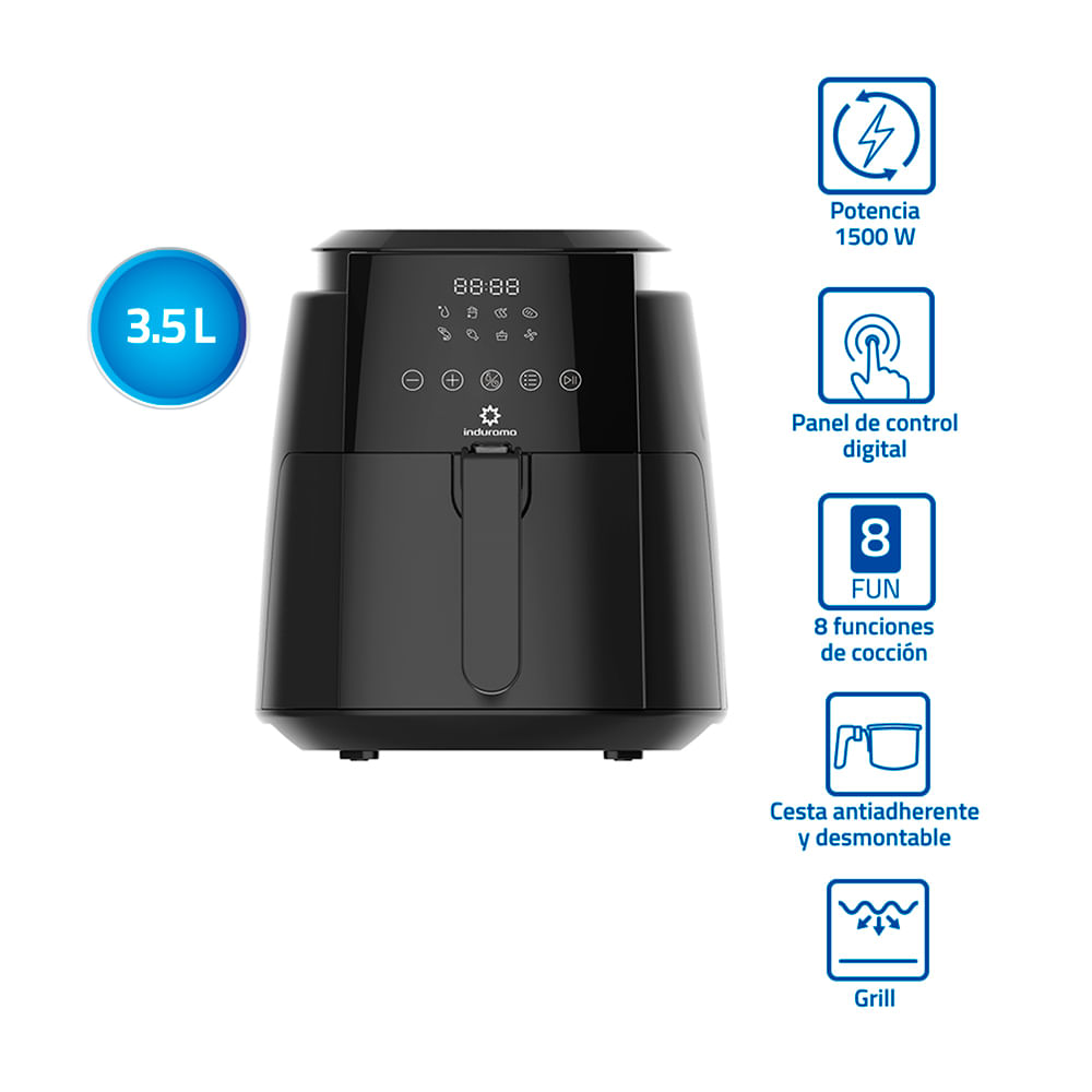 Freidora De Aire Indurama FAI-35DN 3.5L - MetroApp