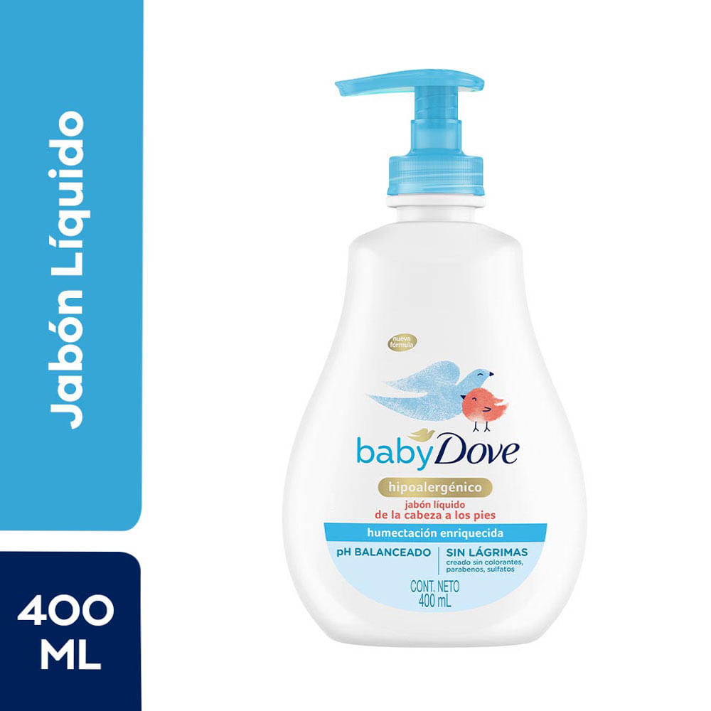 Jabón Líquido Dove Baby Hidratante 400ml