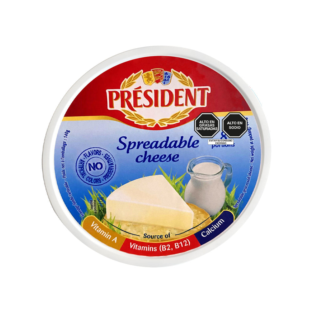 Queso Fundido President en Cuñas 140g