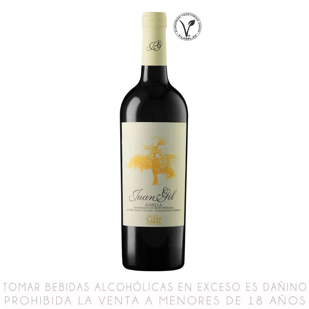 Vino Tinto Monastrell Juan Gil Etiqueta Amarilla Botella 750ml