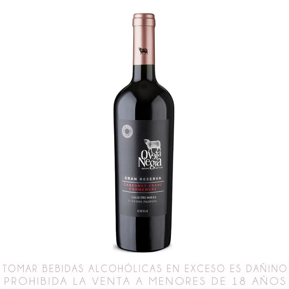 Vino Tinto Oveja Negra Gran Reserva Cabernet Franc Carménère 750ml