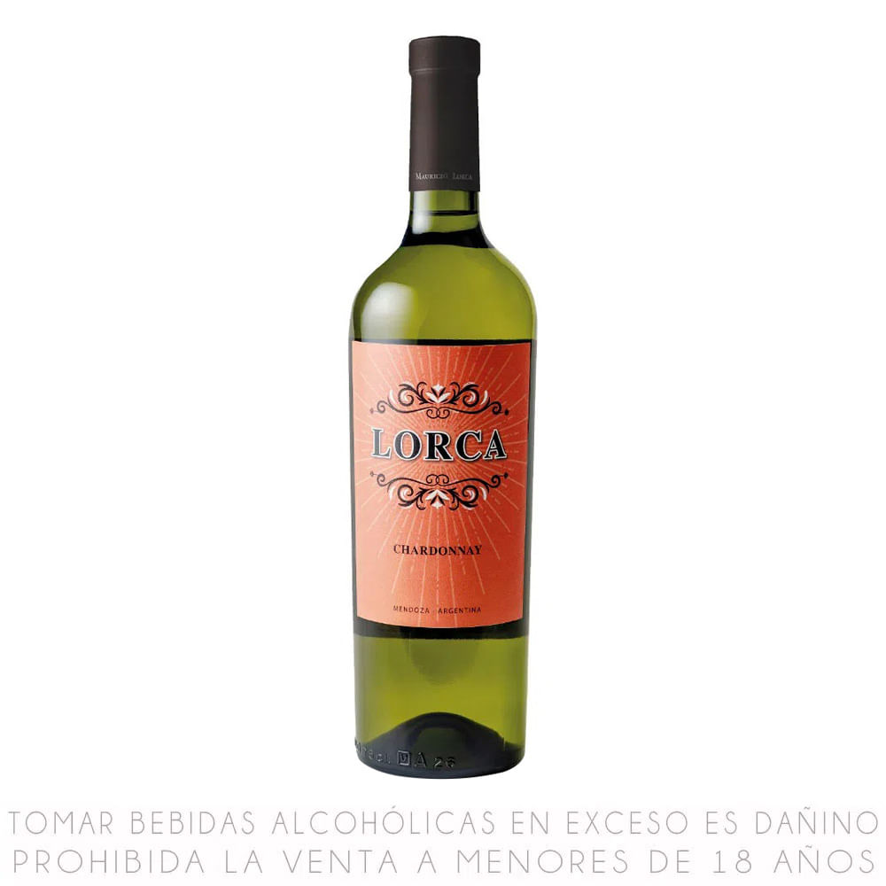 Vino Blanco Lorca Clasico Chardonnay Botella 750ml